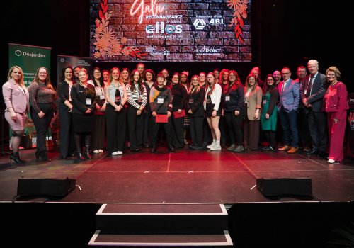 Lauréates au gala de l'organisme Le pont en 2026