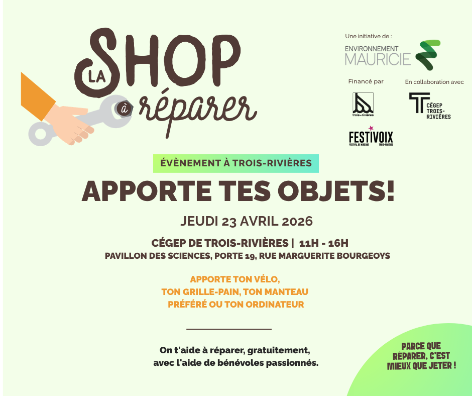 Affiche de la Shop à réparer