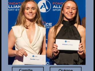 Une conjugaison sport et études profitable pour Océane Lambert et Camille Proulx