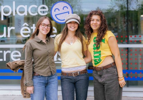 Trois futures étudiantes