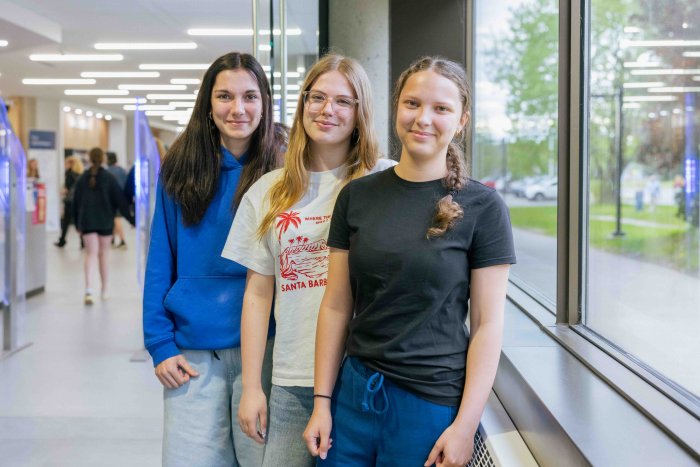 Trois futures étudiantes 