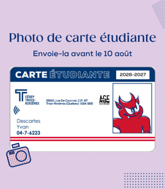 Carte étudiante 2026-2027
