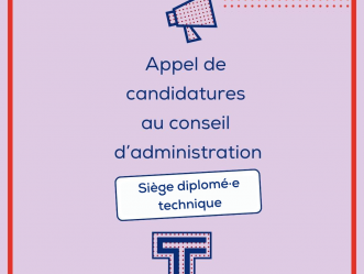 Appel de candidature conseil d’administration – diplomé·e technique
