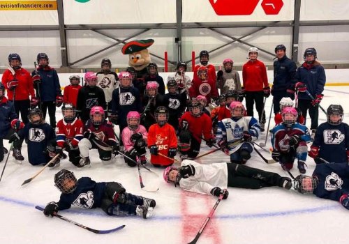 Groupe de hockeyeuses de la relève